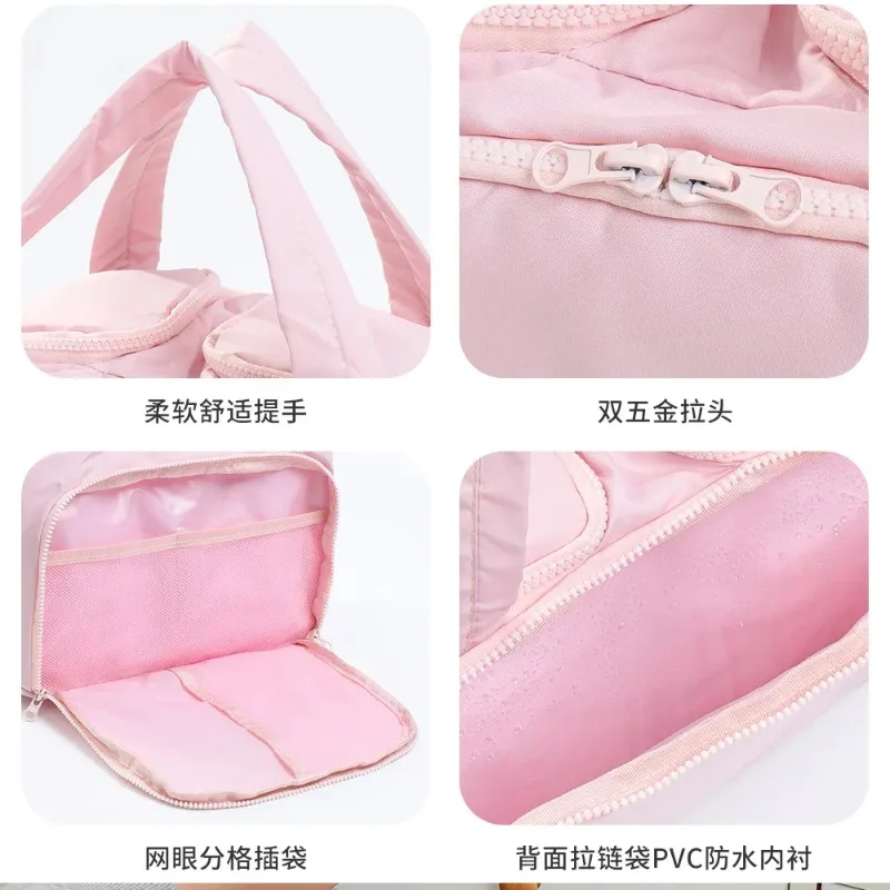 Große, tragbare, leichte Make-up-Tasche für Damen, Reisetasche für verschiedene Aufbewahrungszwecke, tragbarer Organizer, Kosmetiktasche, Waschtasche – Detail 7