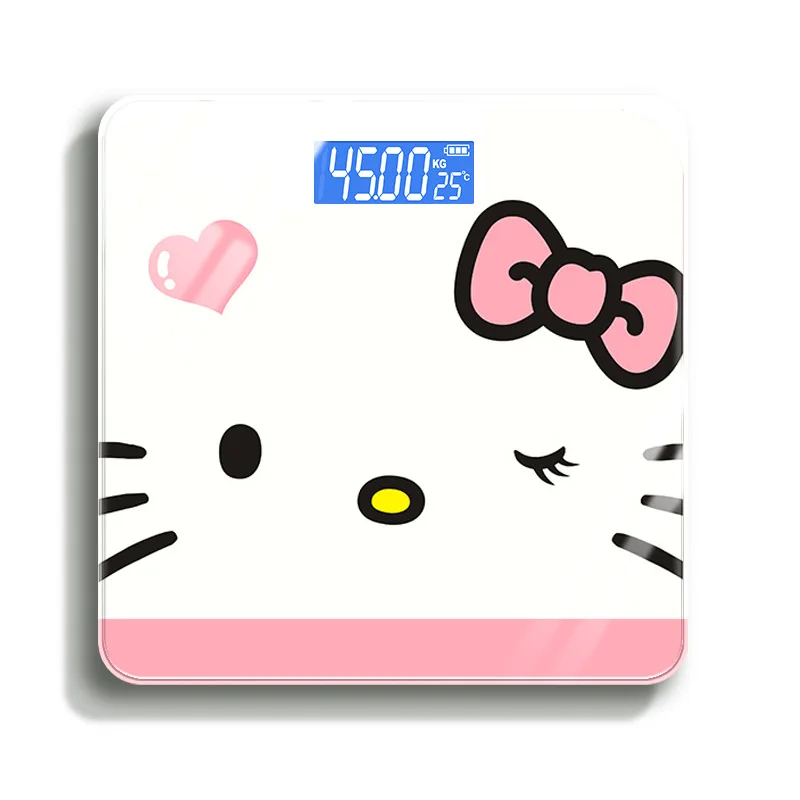 Phone App Connecting Digital Scale Body Weight Gradients Color Bathroom Scale Floor Scales Glass Weighing Scales USB Recharging