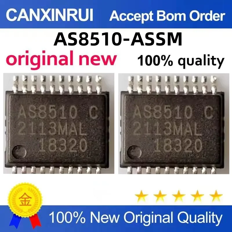 AS8510-ASSM Original SSOP20 Package Electronic Component - Brand New High-Quality Item
