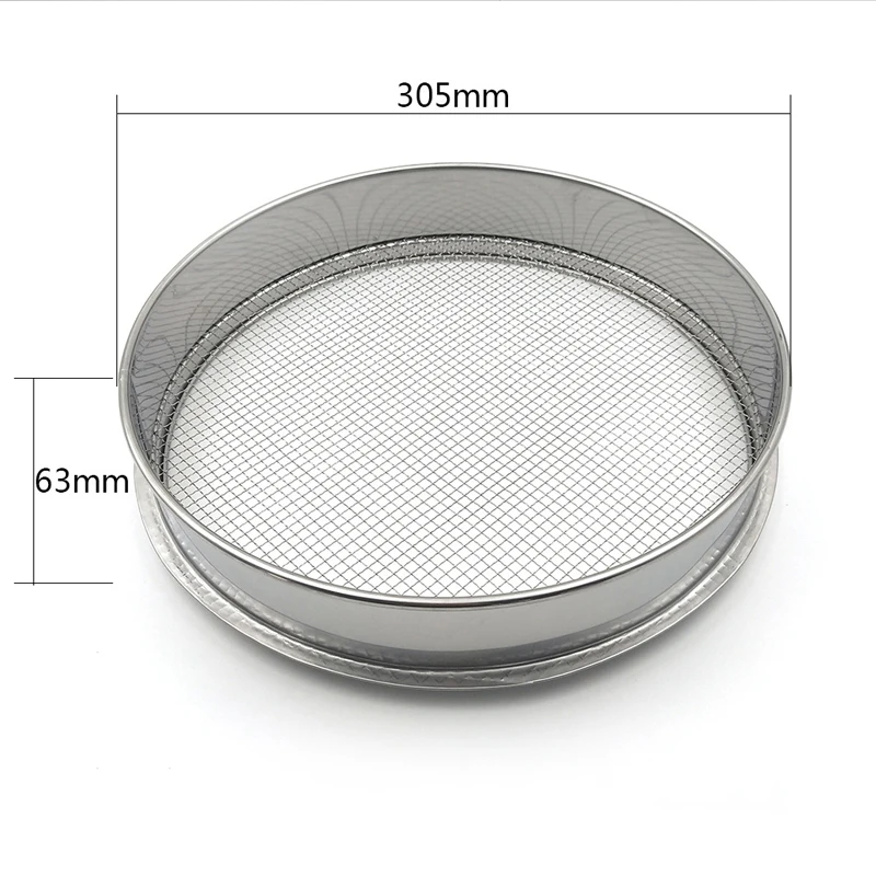 منخل دقيق من الفولاذ المقاوم للصدأ 304 60 شبكة سميكة من أدوات خبز السمسم عقد شاشات متناهية الصغر ملحقات المطبخ