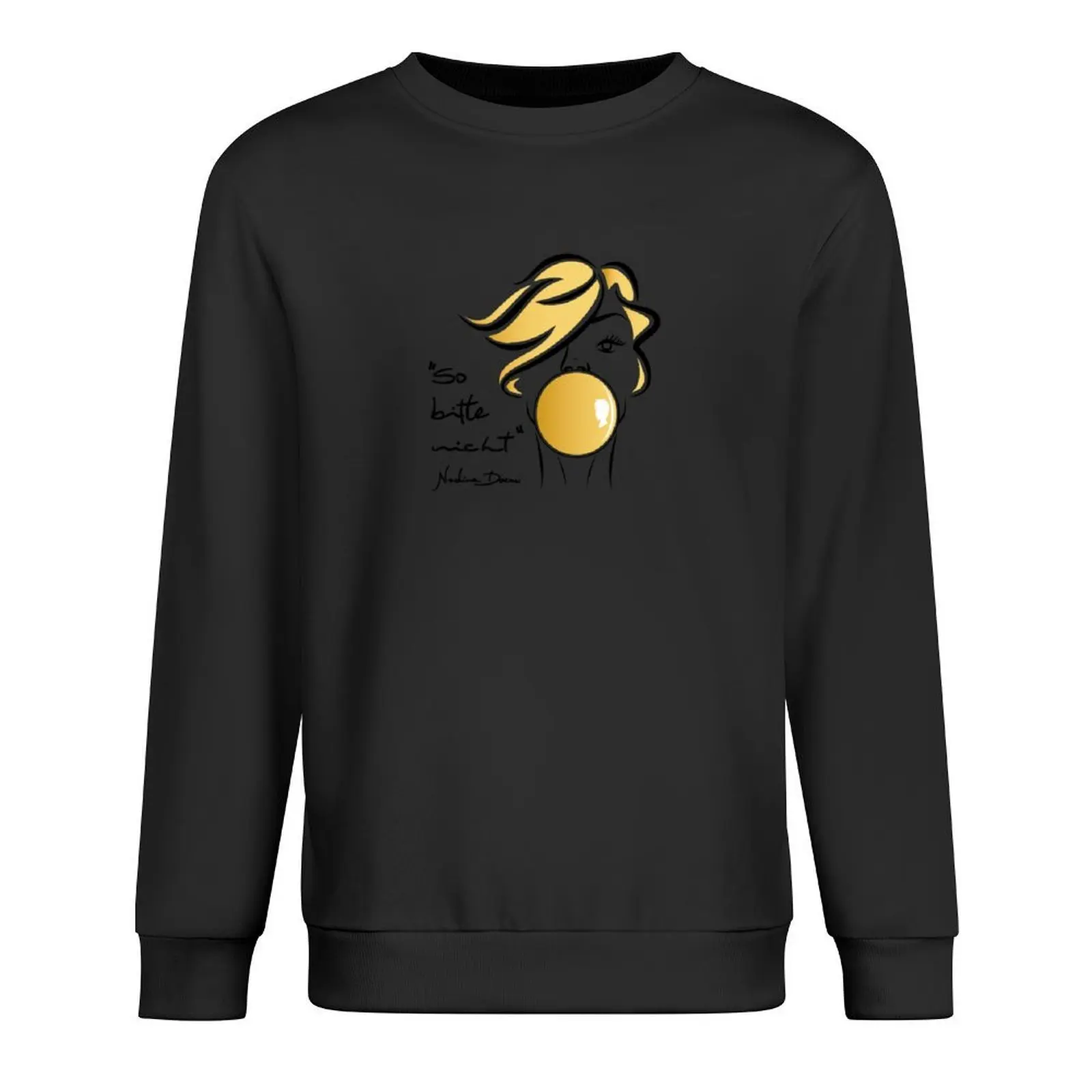 

Nadine Dorau _ Please don't do that-02 WHITE SERIES Pullover men's sweat-shirt graphic t shirts men anime sweatshirt