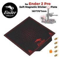 Official Creality Ender-2 Pro Soft Magnetic Sticker Plate 185x170x1mm Magnetic Build Surface 3D Printer Accessories