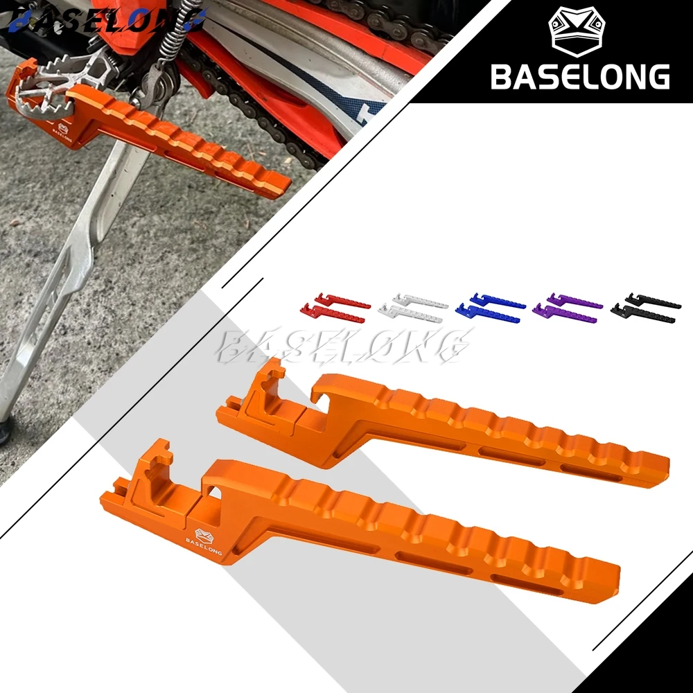 For GasGas EC 250 350F 250 300 Adjustable Passenger Footpegs Extensions For KTM 125 200 250 350 380 400 450 520 525 530 EXC MXC