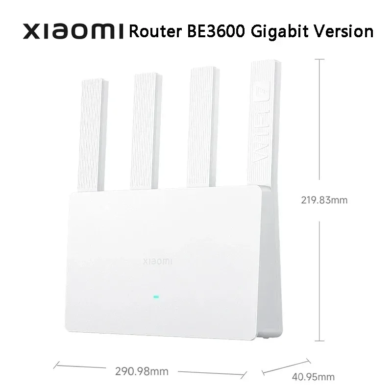 Xiaomi BE3600 جيجابت نسخة راوتر WiFi7 شبكة MLO ثنائي النطاق نهاية منفذ إيثرنت مكرر VPN شبكات الألعاب تسريع CN