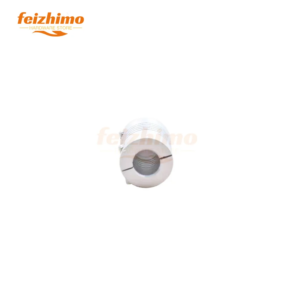 FeiMo RB Aluminum Composite Wound Wire Elastic Motor Screw Coupling RB Motor Threaded Coupling, Outer Diameter 30mm, Length 40mm