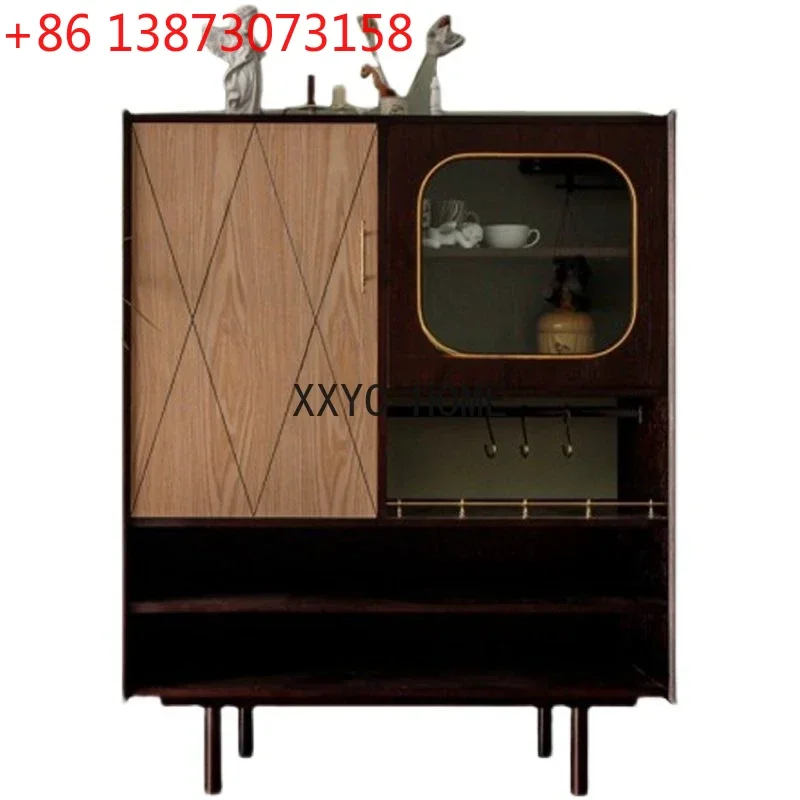 

American-Style Retro Large Space Sideboard Cabinet French Retro Cupboard Locker Tea Cabinet