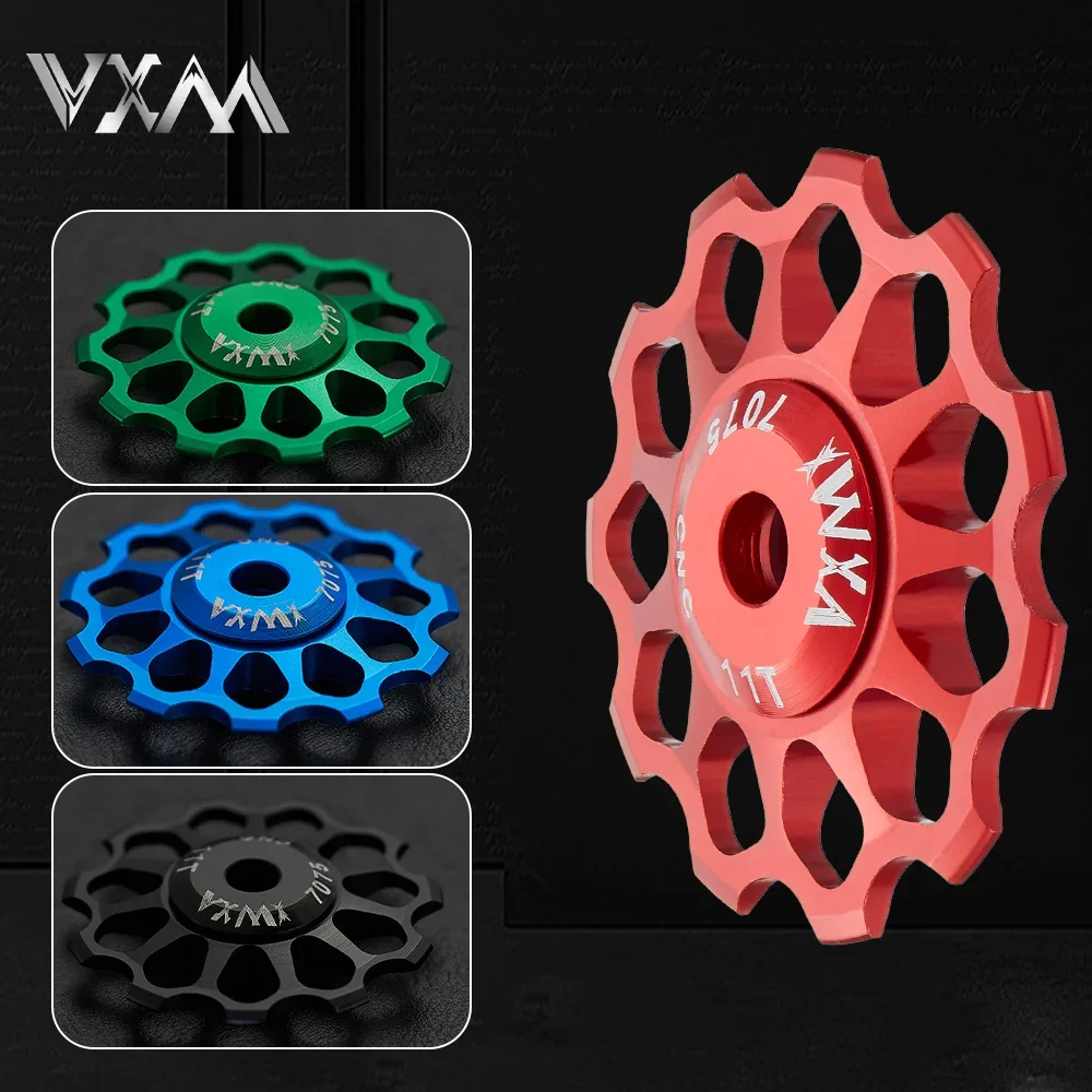 VXM MTB Road Bike 11T 13T 15T 17T Aluminum Alloy Jockey Wheel Rear Derailleur Ceramic Bearing Guide Bicycle Roller