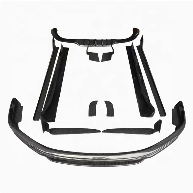 YICKU Te Style Carbon Fiber Conversion Body Kit for  911 - Side Skirts/Front Lip/Rear Diffuser (Black)