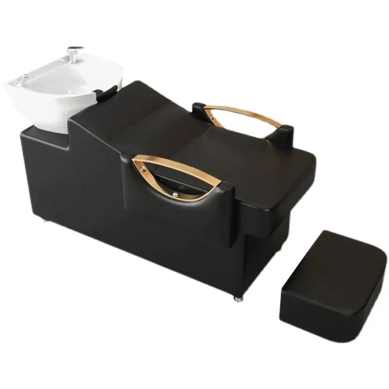 Portable Luxury Hair Washing Bed Stylist Comfort Head Spa Shampoo Chair Salon Massage Lettino Massaggio Salon Equipment