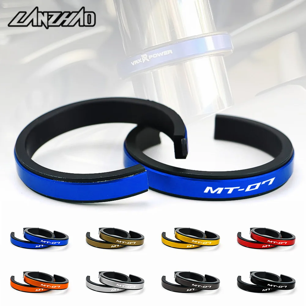 41-44mm MT07 Motorcycle Shock Absorber Auxiliary Adjustment Ring CNC Accessory for Yamaha MT07 KYB OHLINS 41MM Front Suspensions