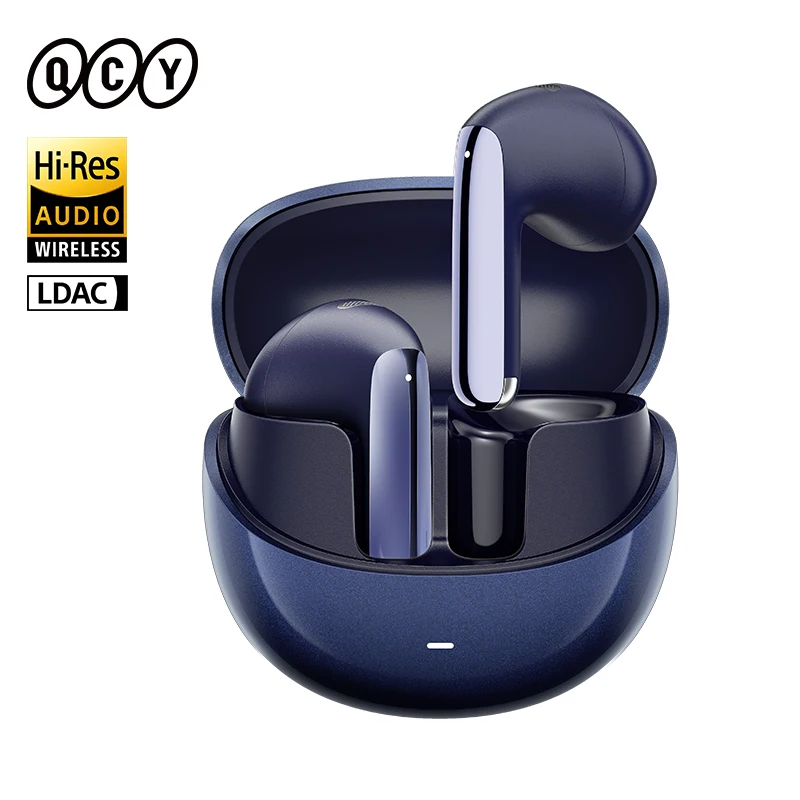 QCY HT10 AilyBuds Pro+ ANC Bluetooth Wireless Earphone Adaptive AI Audio Hi-res LDAC Earbuds ANC dual Connection Headphone