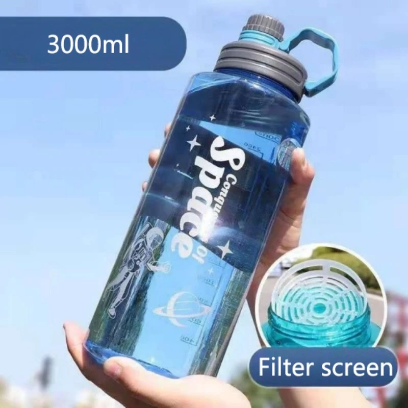 

Men's and Women's Sports Large Capacity Space Cup Fitness Kettle Cup Drop Explosion-proof Space High Temperature Resistant Glass