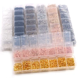 One Set Box 3 4 5 6 7 8 10mm 8 Colors Open Jump Rings Split Rings Link Loop For DIY Jewelry Making Findings Connector