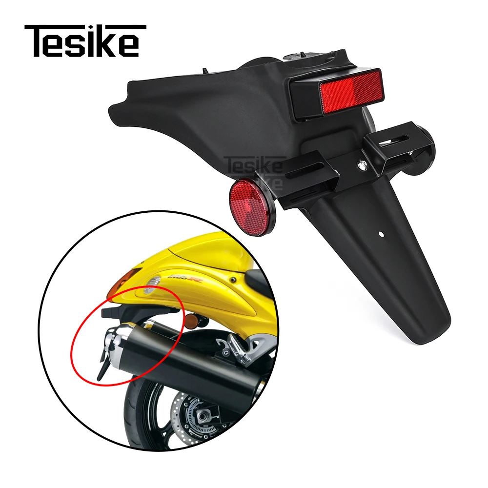 

Fit for 2008-2016 Suzuki Hayabusa GSX1300R GSXR1300 Rear Fender Mudguard License Light Plate 09 10 11 12 13 14 15 GSX-R 1300