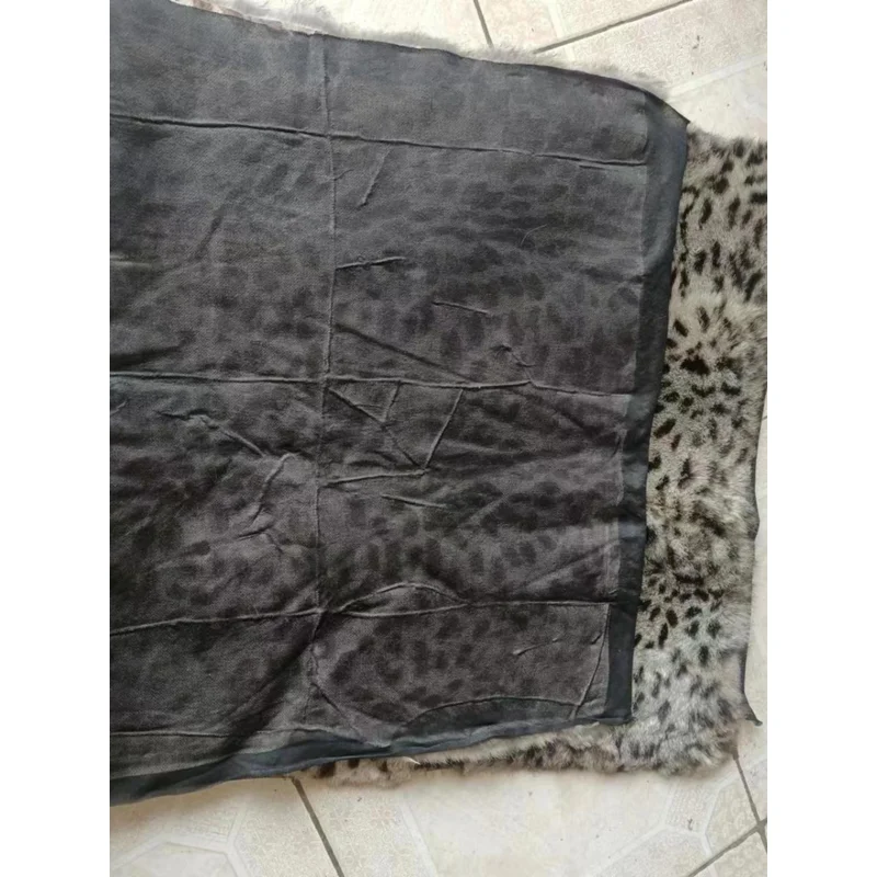Rabbit Fur Mattress Genuine Fur Rabbit Blanket Fur and Leather Integrated Leather Material Clothing Lining Sofa Cushions
