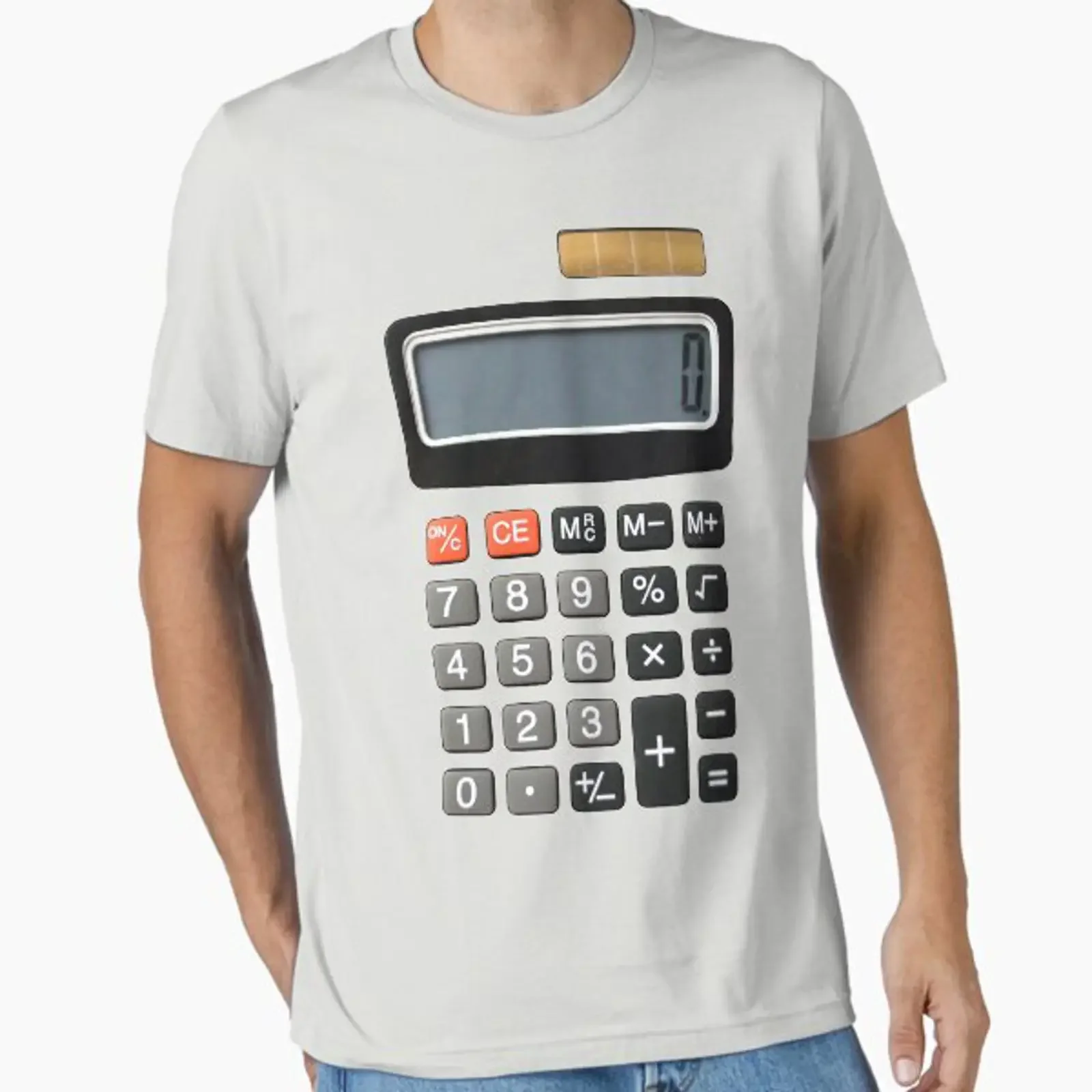Calculate This Essential T Shirt vintage Washed designer clothes Casual Soft Stylish Comfortable fashion streetwear homme