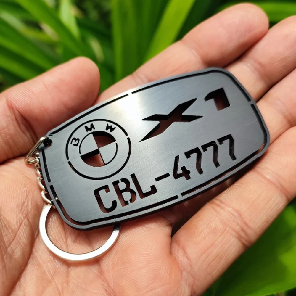 Customized keychain, car logo, keyring, anti loss key pendant, any brand of car key pendant, father's birthday gift wholesale