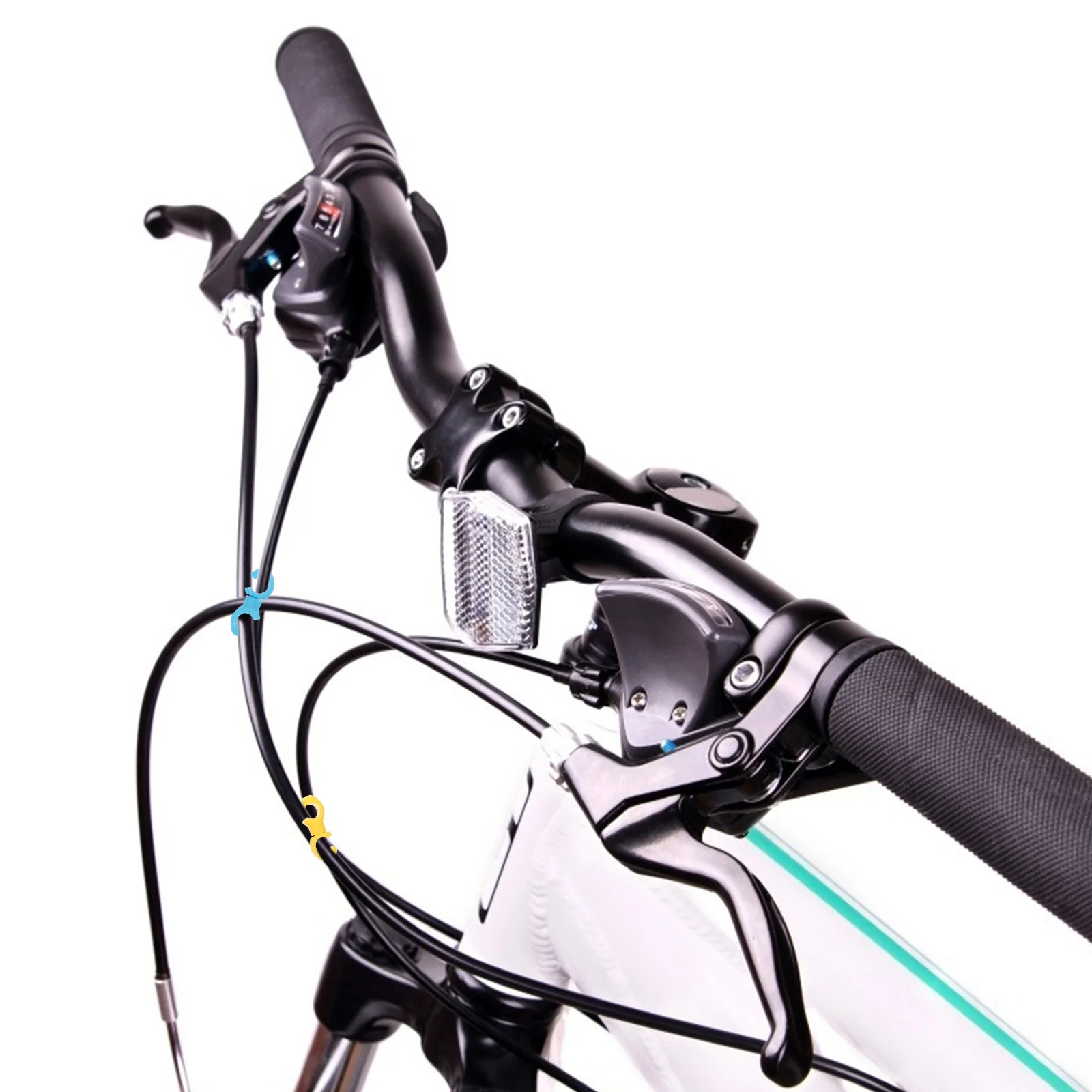 

50pcs C-Clip Cable Guides Durable Wire Clamps For Bike Brake Line Tubing Clips Road Folding Bikes Motorcycle Parts