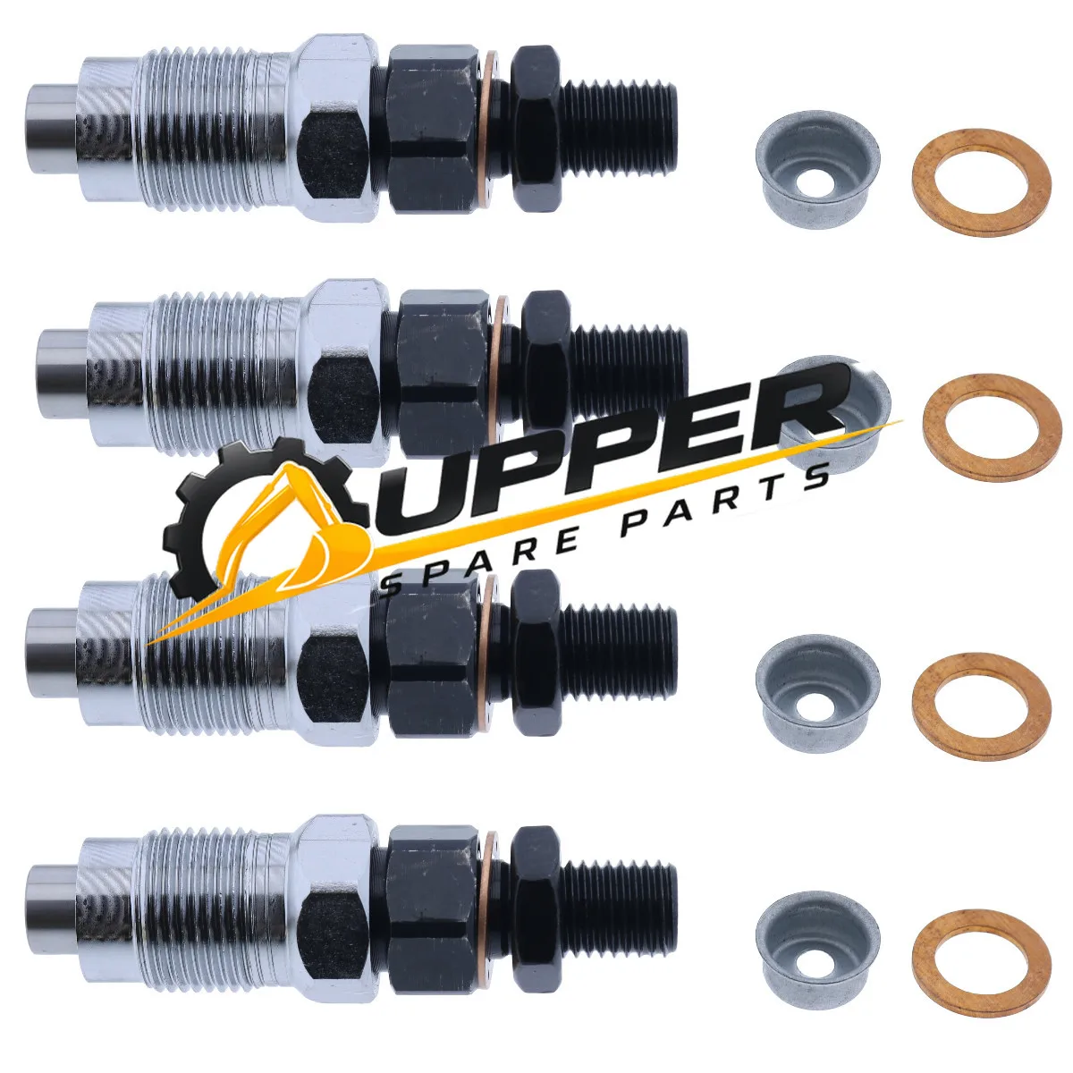 4x Fuel Injector 16082-53900 For Kubota V2203 L2500 L2800 L3000 L3410 L3430 L35
