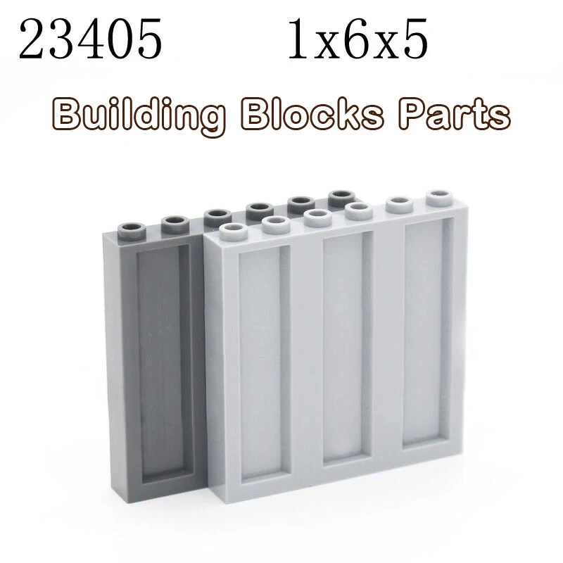 

MOC Building Blocks Parts 1x6x5 Container Board Building Wall Accessories Kid DIY Modified Assembly Bricks 23405