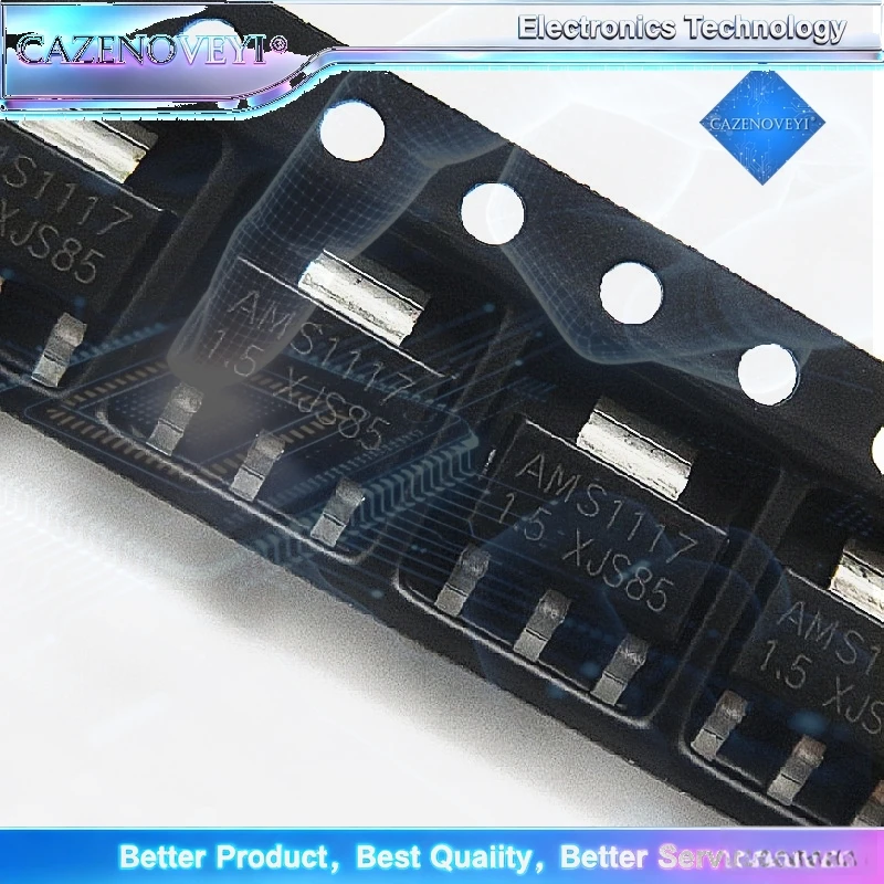 AMS1117 SOT-223 AMS1117-1.5 Factory Direct Supply Low Minimum Order Allow Mixed Different Models