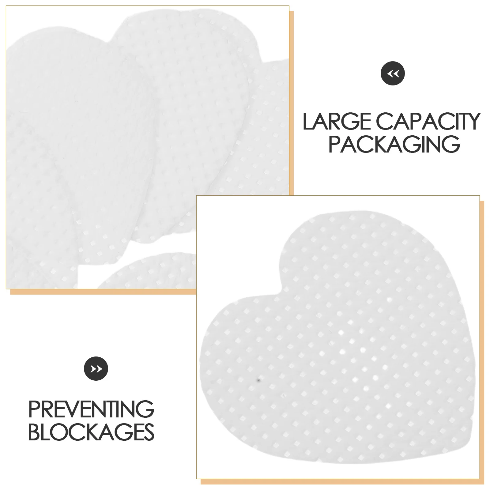 500 Stuks Nail Reinigingsdoekjes Niet-pluizende Hartvormige Polish Remover Pads Zacht Absorberend Voor Nagels Wimper Extension Lijm