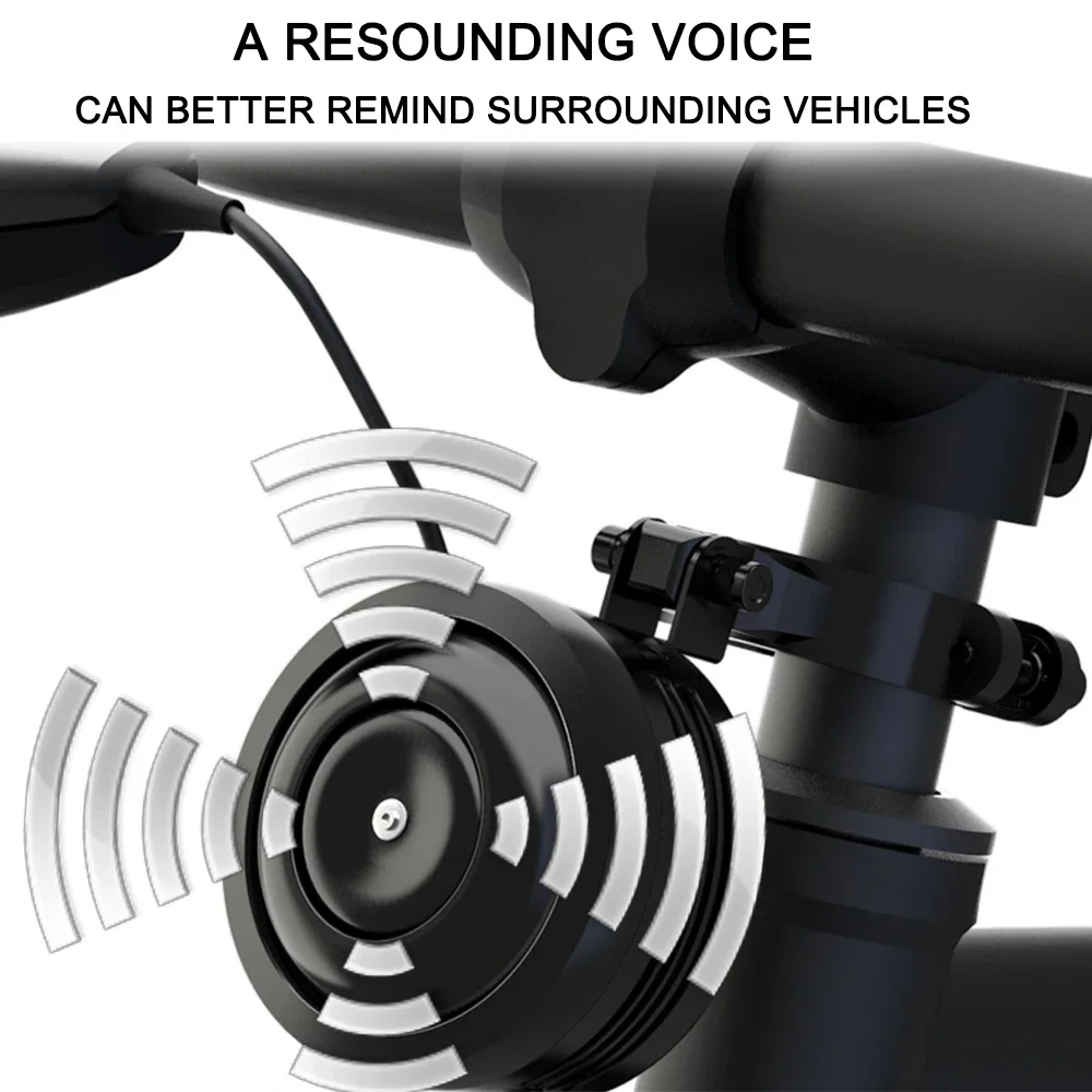 125db  Warning Electric Scooter Bell Electric Horn Waterproof USB Charging Loud Sound BMX MTB Bike Handlebar Safety - view 3