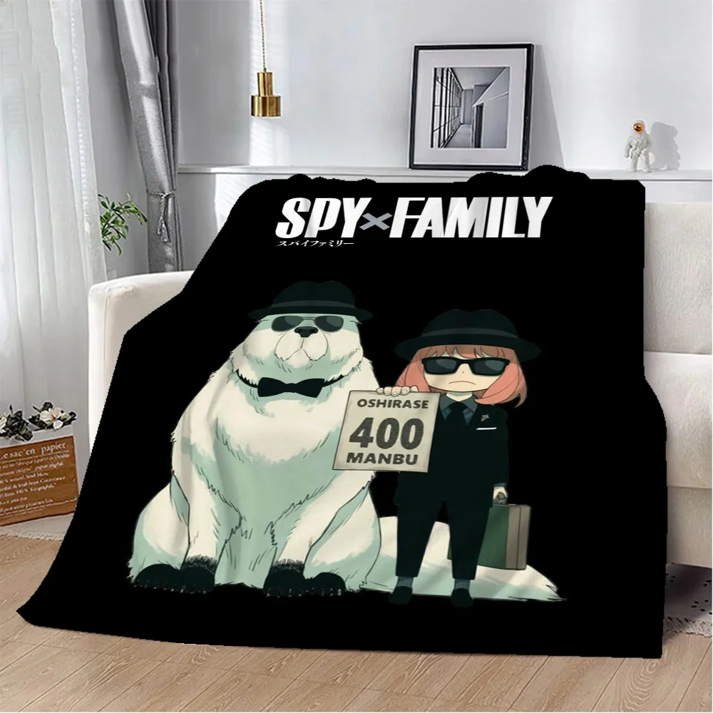 Spy X Family Fluffy Soft Blankets for Decorative Sofa Blanket Home and Decoration Microfiber Bedding Bed Throw Beach Towel Knee