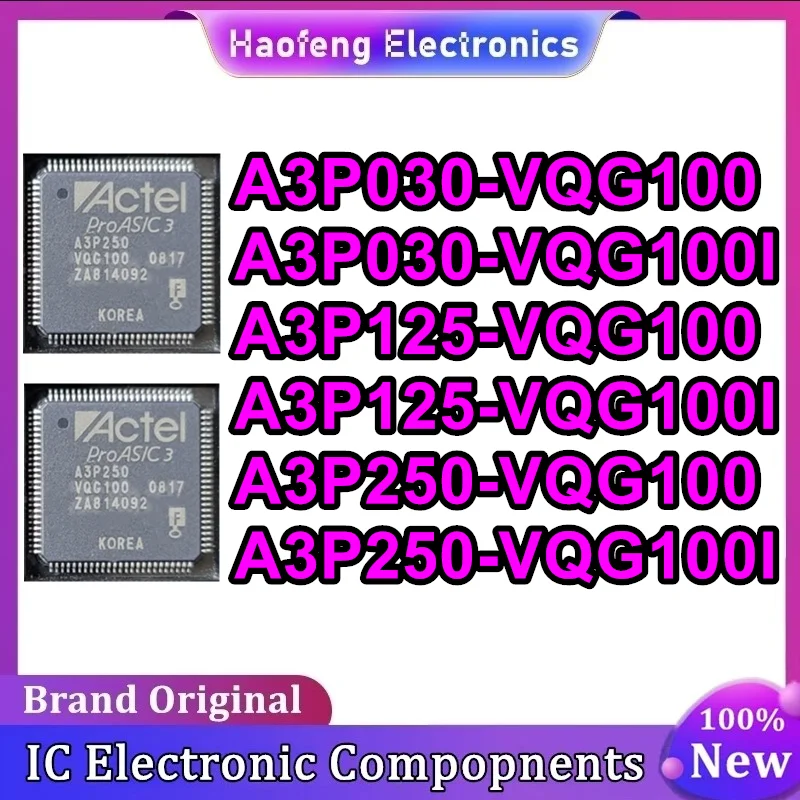 A3P030-VQG100 A3P030-VQG100I A3P125-VQG100 A3P125-VQG100I A3P250-VQG100 A3P250-VQG100I QFP100 IC Chip 100% New Original in stock