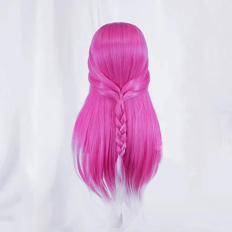 AAA 2025 لعبة سنو مون تأثيري LOL تسعة الذيل شيطان الثعلب أهري شعر مستعار 80 سنتيمتر طويلة مقاومة للحرارة الباروكات هالوين كرنفال