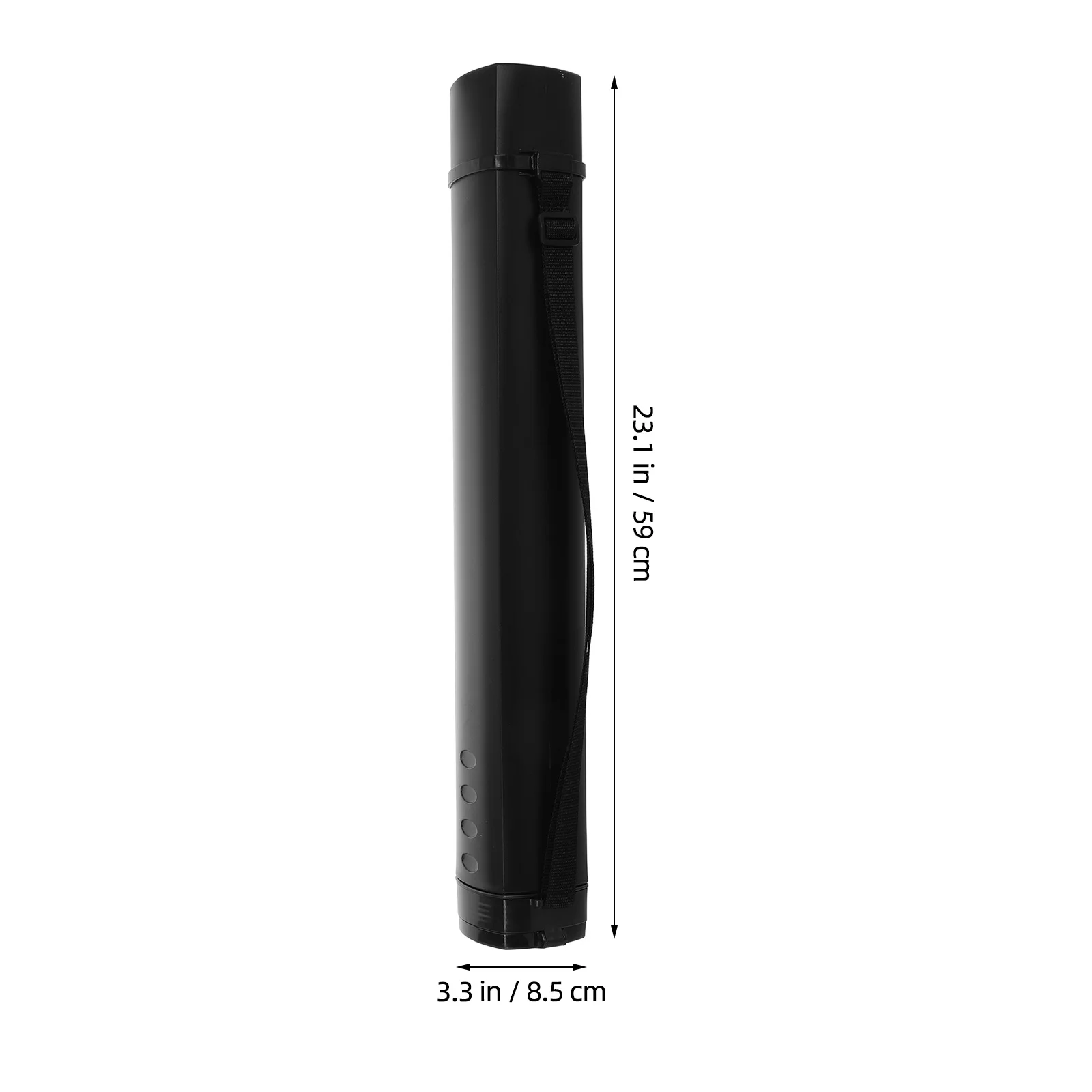 Antislip Roll Design Telescopic Poster Tube Extendable Handle Waterproof Blueprint Storage For Artwork Map Drawing Paper