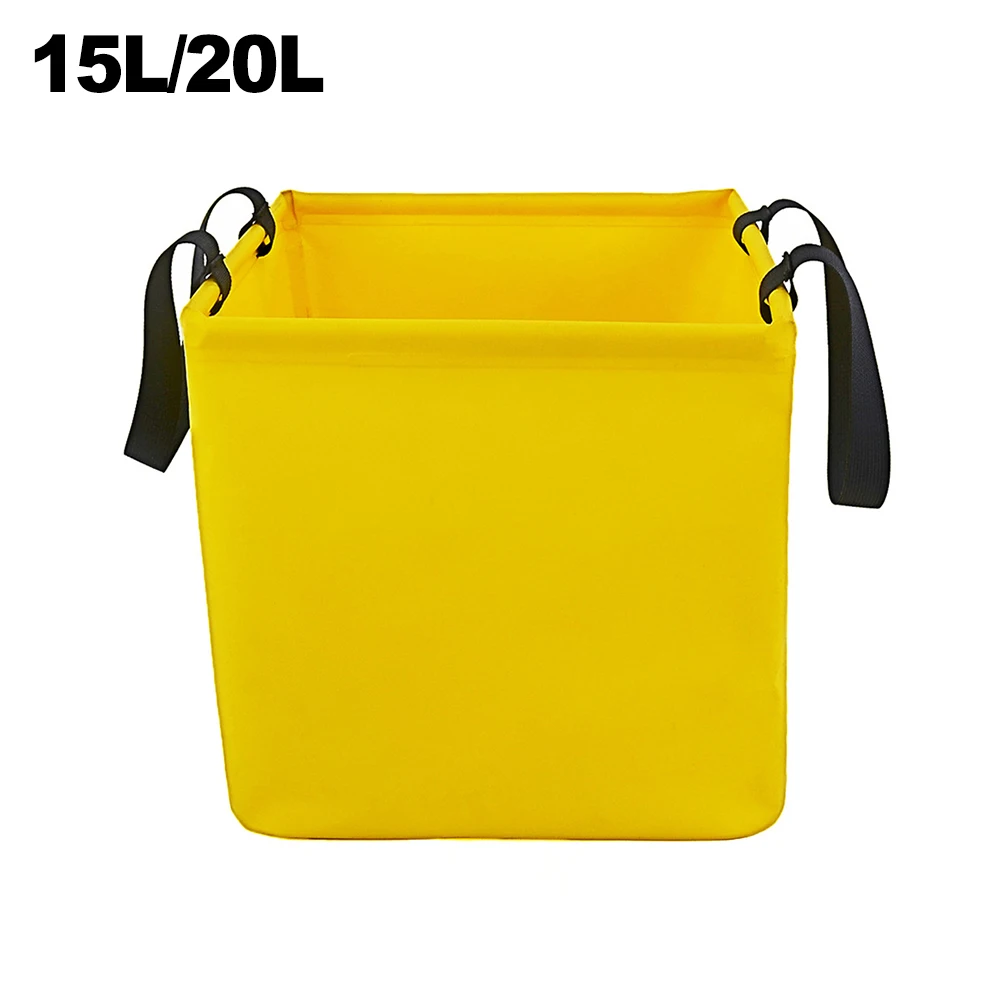 

15L/20L Camping Folding Bucket Bowl Beach Waterproof Folding Tote Bag Camping Fishing Camping Folding Bucket Bowl