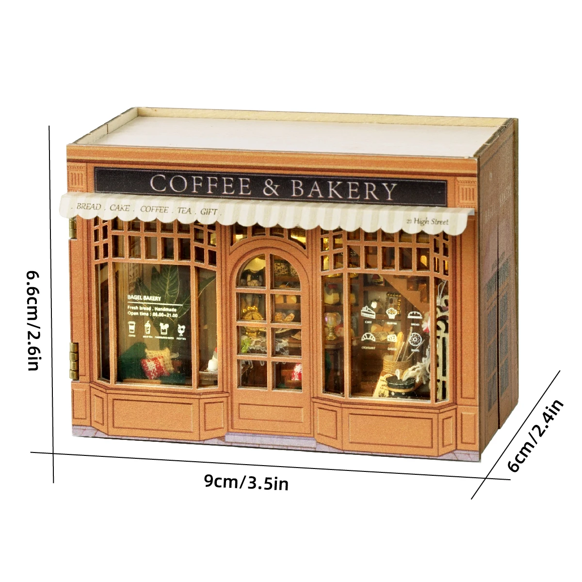 Mini modello di montaggio mini kit casa delle bambole Fai da te fatto a mano puzzle 3D set di giocattoli decorazione della camera da letto regalo di compleanno