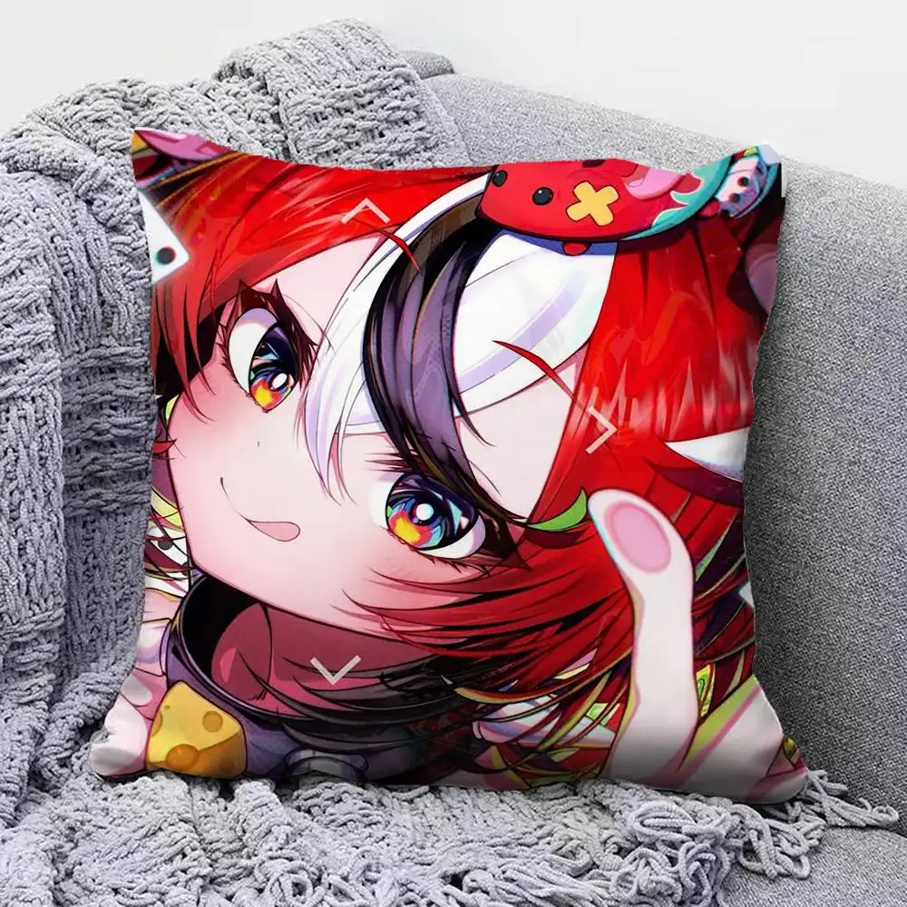 hakos balez Hololive   Pillow Covers, Home Sofa Cushion Covers and Aecorative Custom