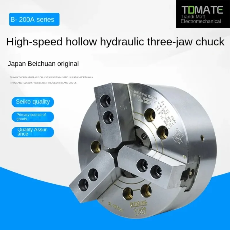 

KITAGAWA High Speed Hollow Hydraulic Three-Jaw Chuck B-206 B-208 B-210