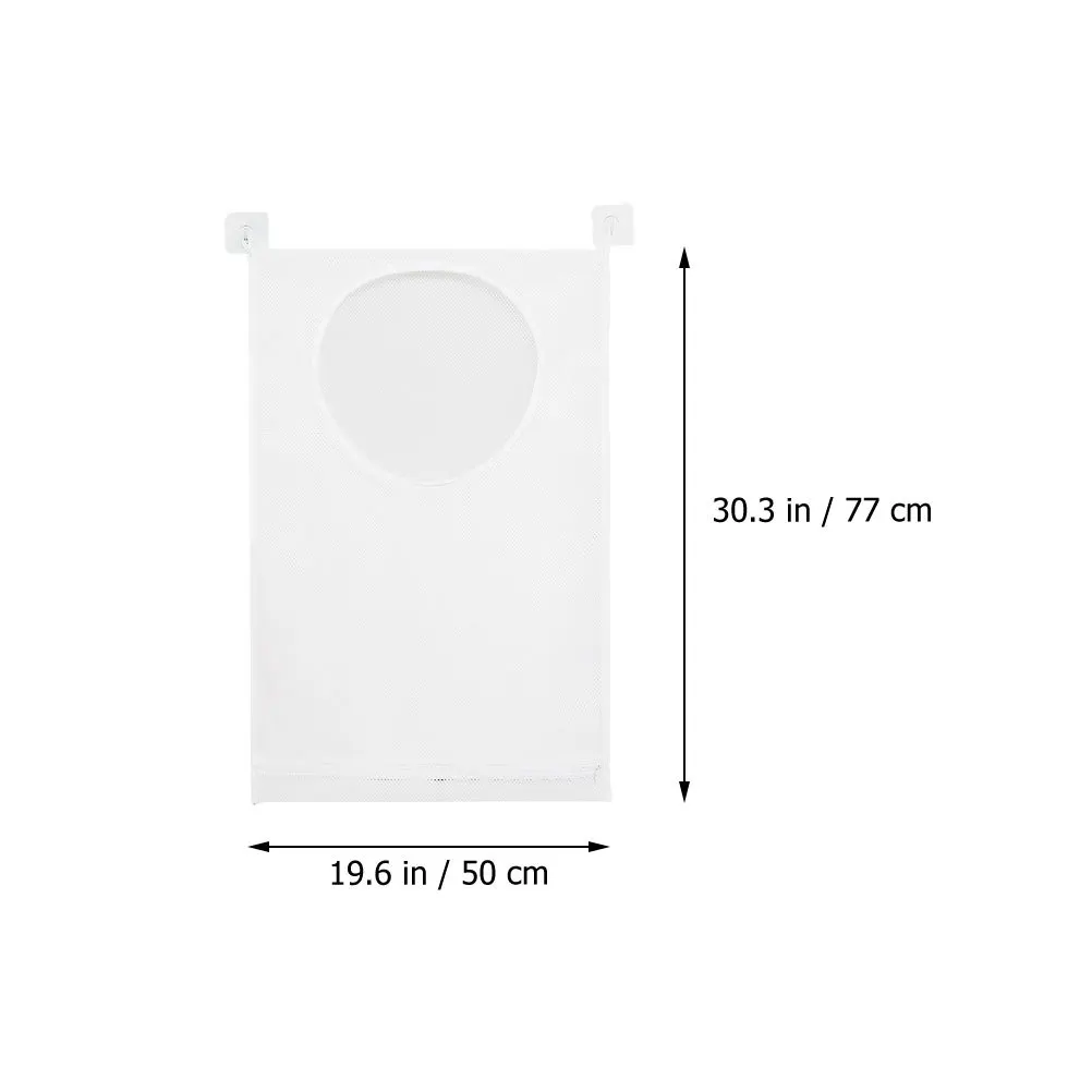 1 قطعة الحائط صندوق تخزين ملابس حقيبة النوم الحمام المنظم كيس شبكي للغسيل القذر المحمولة معلقة جيب العفن برهان #5