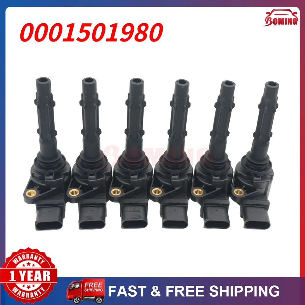 0001502680 Zündspulen-Set für DODGE SPRINTER 2500/3500 MERCEDES-BENZ C230 C250 C280 C300 C350 CL550 CLK350 E280 0001501980