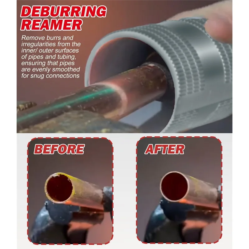

ABKO-1/4 "до 1-1/4" развертка для трубок, внутренняя/внешняя замена для модели 29983 223S, используется в качестве инструмента для снятия заусенцев на алюминии, оцинкованной ванне
