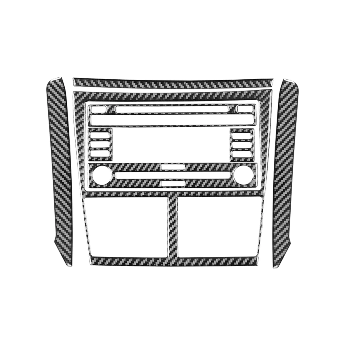 

For Subaru Forester 2009-2012 Soft Carbon Fiber Car Central Control CD Cover Trim Sticker Accessories
