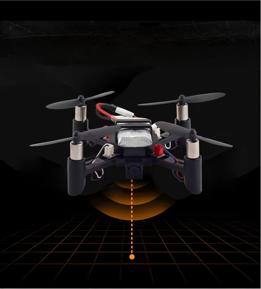 Mini DIY aerial model assembly toy primary school students DIY teaching training four-axis remote control aircraft for kid