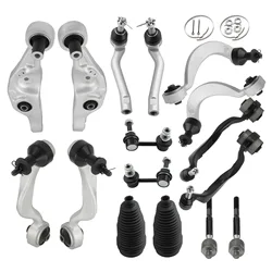 16pc Front Upper Lower Control Arm Ball joint Tie Rods for Lexus LS460 2007-2017