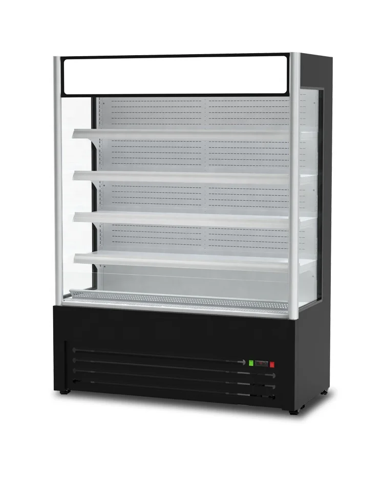 Commercial Vertical Open Water Chiller Smart Supermarket Refrigerator Refrigerator Food and Beverage Air Open Display Cooler
