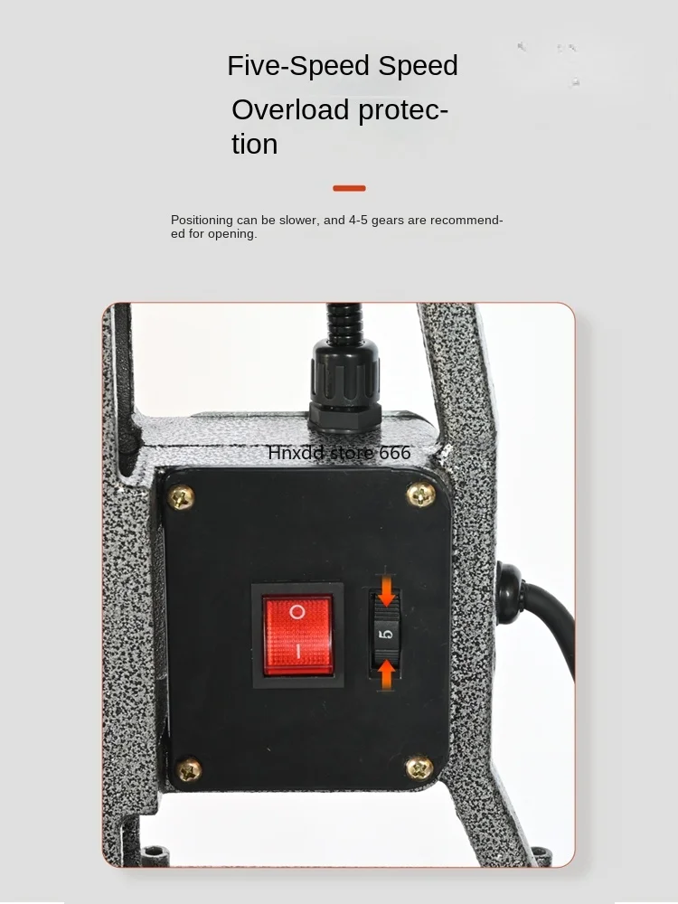 Electric galvanized pipe fire pipe opening machine