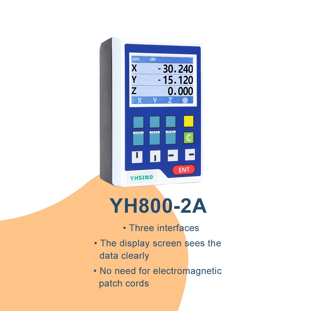 YHSINO YH800-3A 3-axis LCD قراءات رقمية KA300 مقياس خطي KA500 صغير التشفير القرار 5um70-1020mm للمخرطة