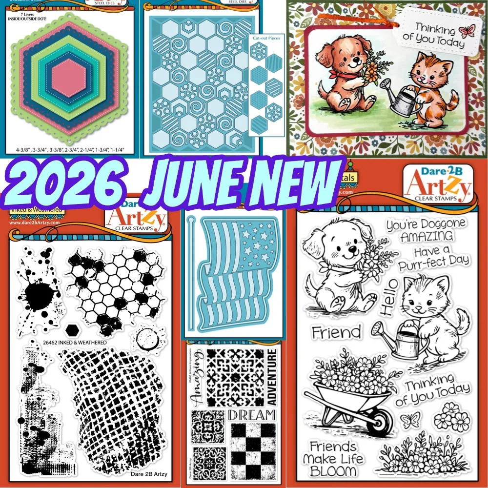 Clear Photopolymer Stamps - Artisan Impressions 2026 June new Crafts Maker Photo Album Template Handmade Decoration 2026