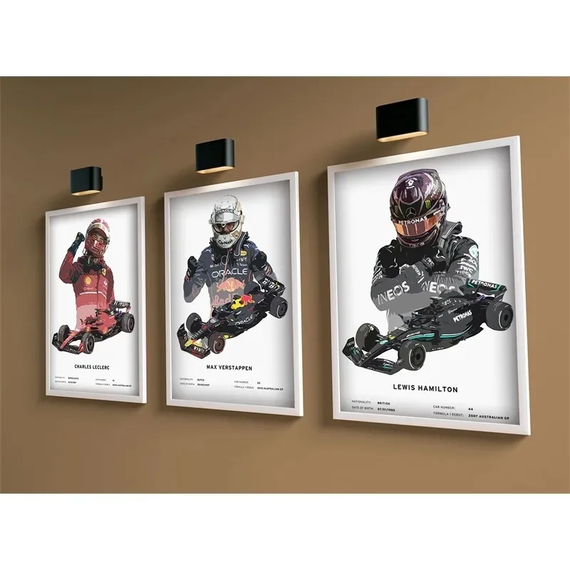 Холст-гоночный-водительский-шлем-формула-один-город-f1-плакат-эстетика-домашнее-искусство-настенный-принт-украшение-трек-картина-гараж-Дизайн