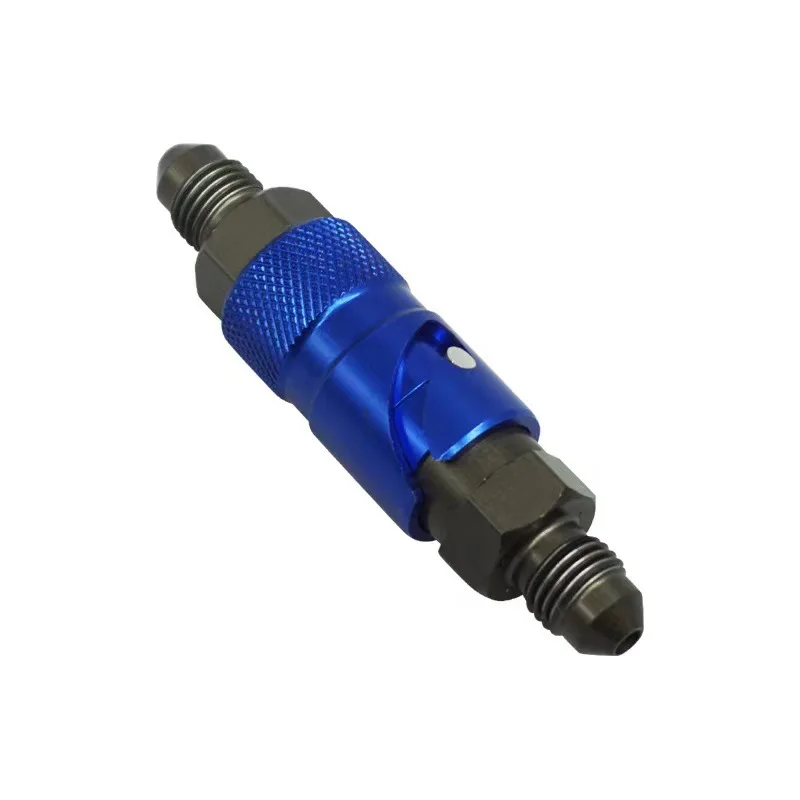 

Motorcycle AN3 Aluminum Fuel Cut Off Valve Quick Release Caliper Hose Connector