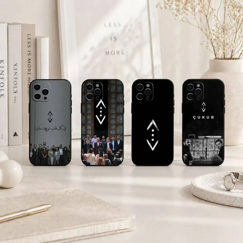 

The Pit Cukur Phone Case For iPhone 17,16,15,14,13,12,11 Plus,Pro Max,XS,Soft Silicone Black Cover
