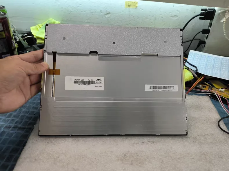 

12.1-inch G121S1-L02 Lcd Screen Test normal before sending