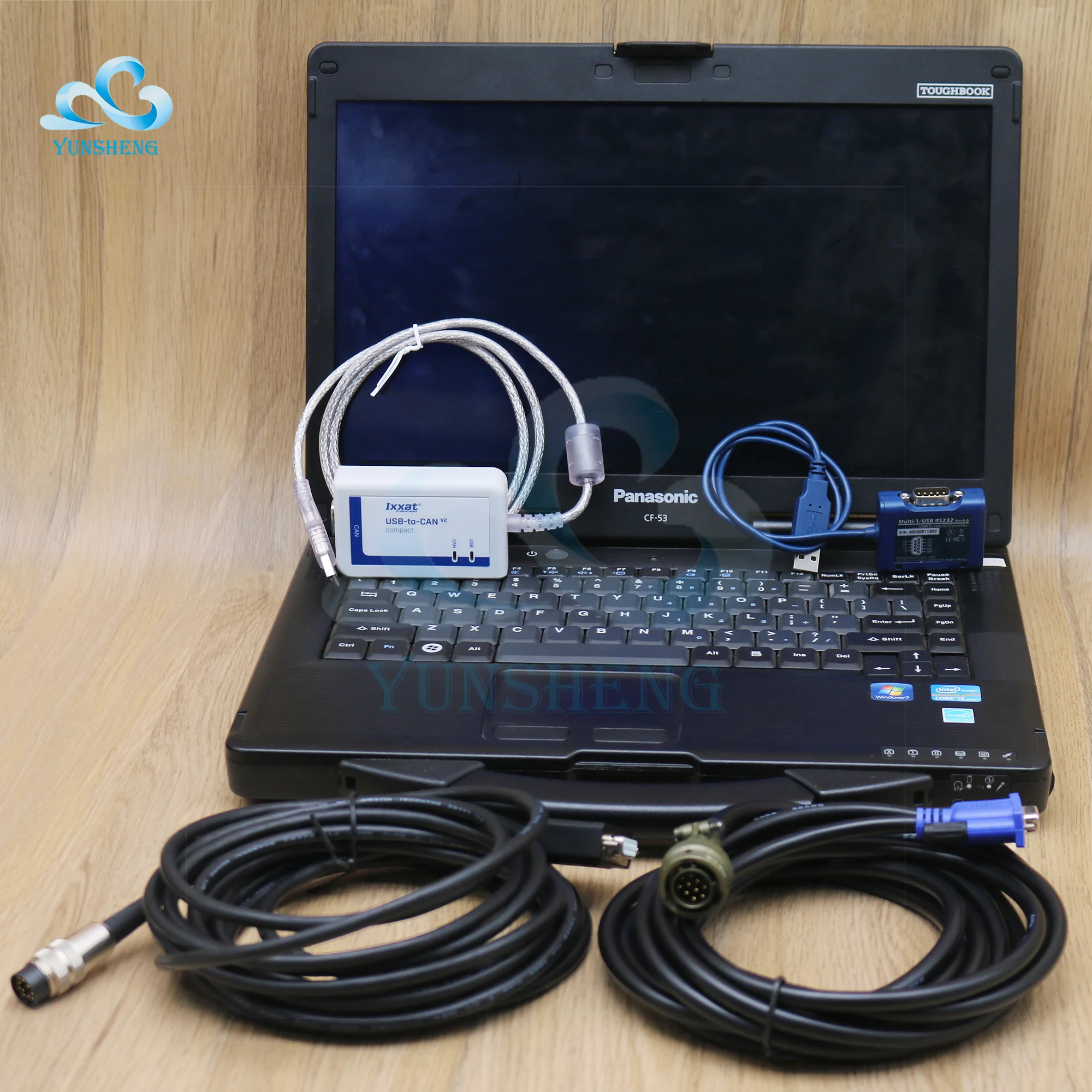 For MTU (USB-to-CAN) New version 2.74 Diagnostic software COMPACT IXXAT Truck Diagnostic tool Diesel engine scanner tool